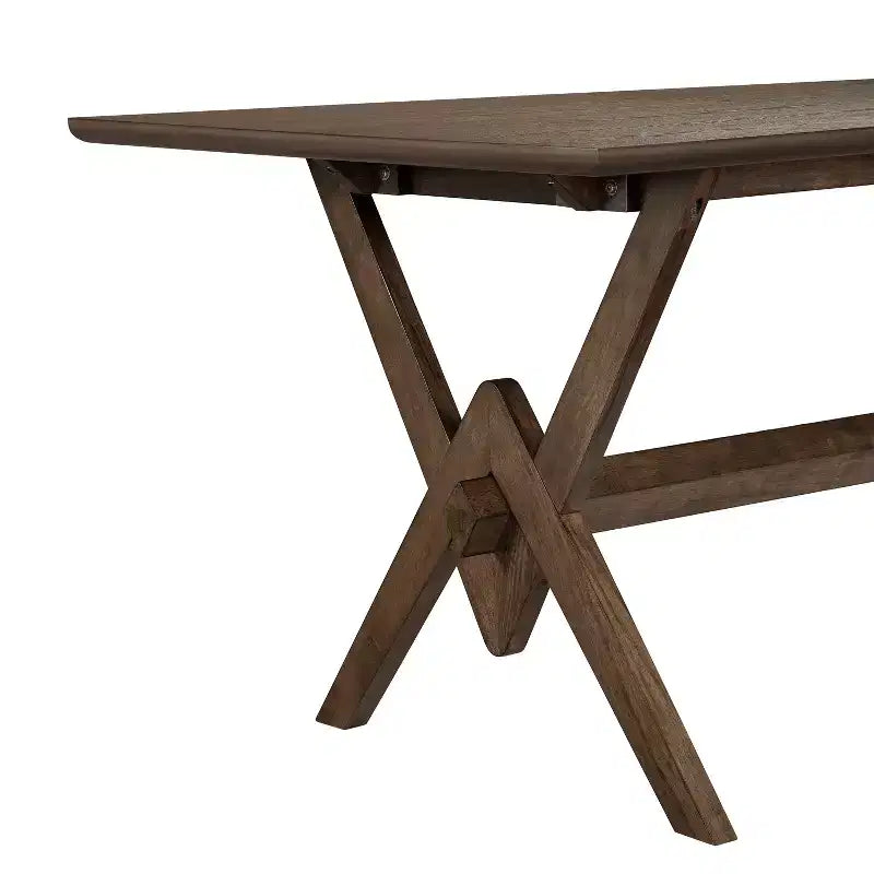 Ensemble de salle à manger Simon 5 pièces, en hévéa, style moderne du milieu du siècle, avec chaises revêtues de bouclé, de Christopher Knight Home