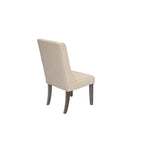 Beste Quality Furniture rustieke uitschuifbare grijze eetkamerset, 9-delig