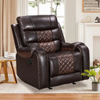 Großer Relaxsessel aus Kunstleder im amerikanischen Design für das Wohnzimmer