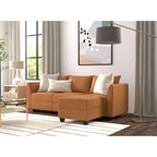 Modern DIY Collection - Convertible Modular Sectional Sofa - Linen Sofa Couch for Living Room Apartment Office