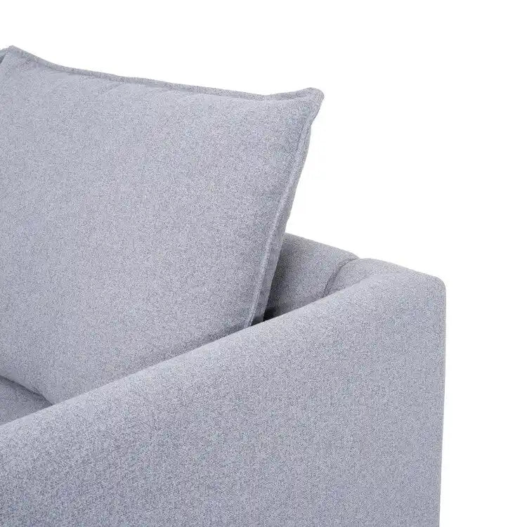 Modern DIY Collection - Convertible Modular Sectional Sofa - Linen Sofa Couch for Living Room Apartment Office