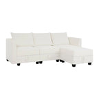 Modern DIY Collection - Convertible Modular Sectional Sofa - Linen Sofa Couch for Living Room Apartment Office