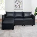 Modern DIY Collection - Convertible Modular Sectional Sofa - Linen Sofa Couch for Living Room Apartment Office