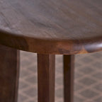 Brown Acacia Wood & Iron 5-Piece Bar Set, Seats 4