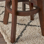 Brown Acacia Wood & Iron 5-Piece Bar Set, Seats 4