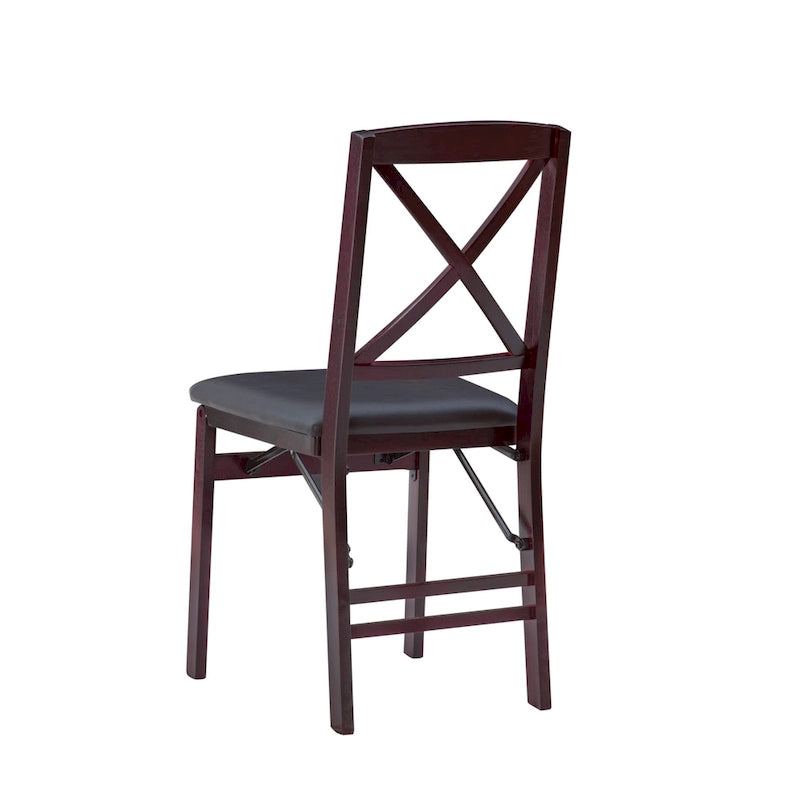 Porch & Den Espresso Folding Chair (Set of 2)