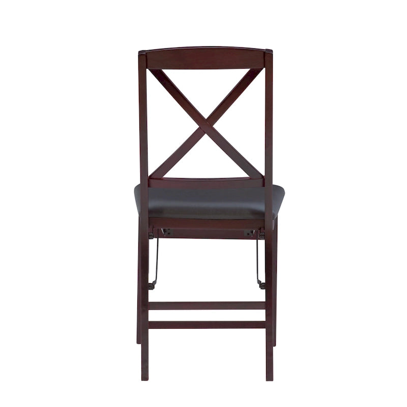 Porch & Den Espresso Folding Chair (Set of 2)