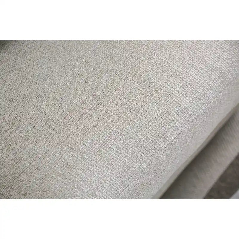 Zito Transitional Grey Linen Fabric Padded Sofa by Furniture of America