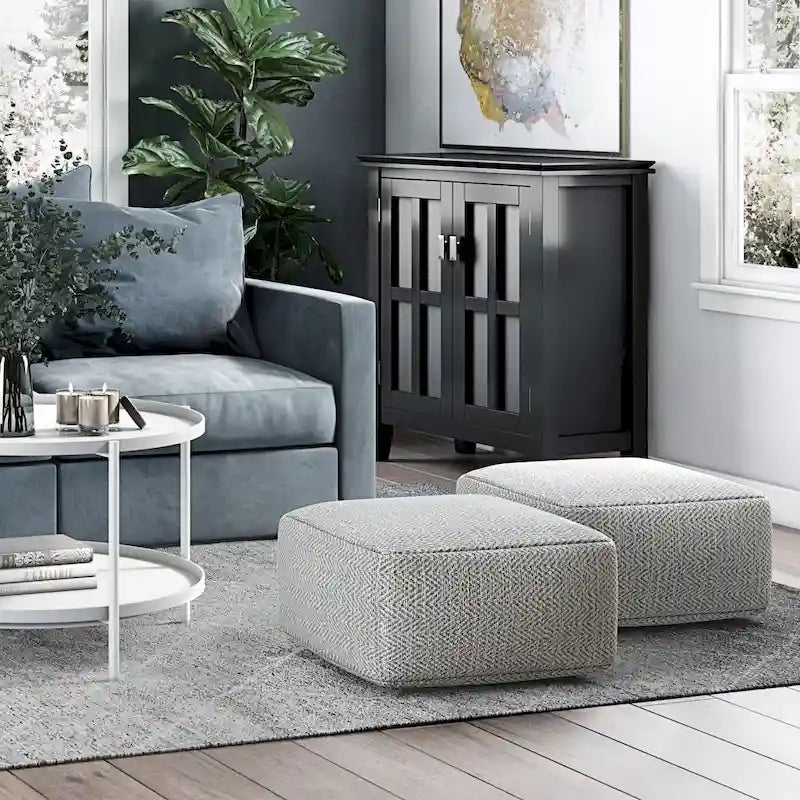 WYNDENHALL Terri Square Pouf