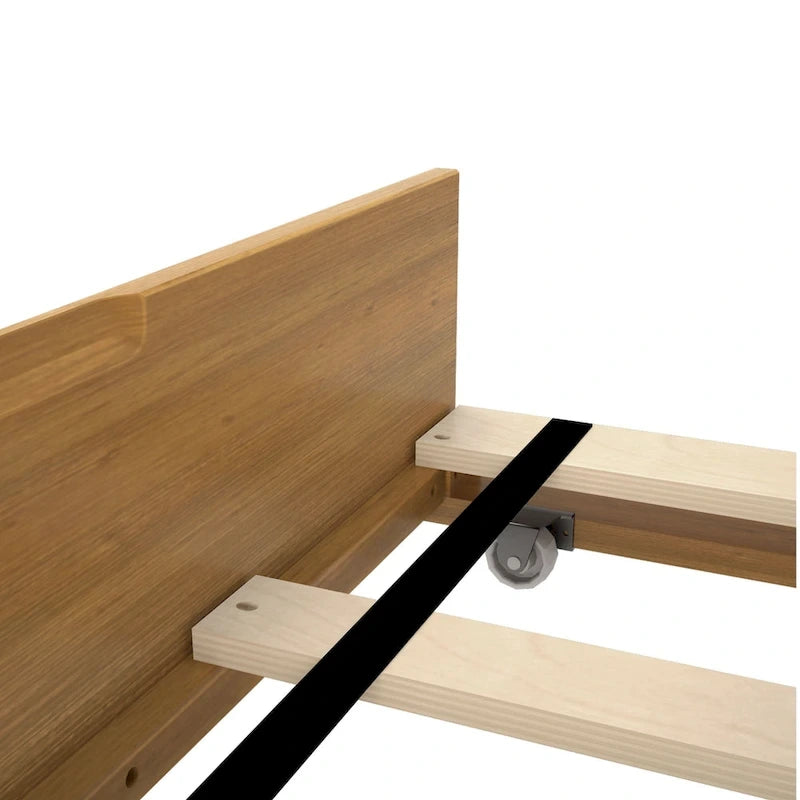Plank and Beam Farmhouse Full Bed with Panel Headboard with Trundle