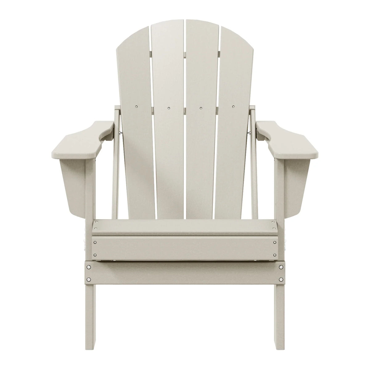 Polytrends Laguna Adirondack-Klappstuhl für die Terrasse, lichtecht und wetterbeständig