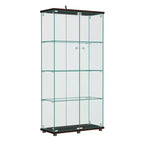 64.5 X 32 Glass Display Cabinet Curio Cabinet with Lock