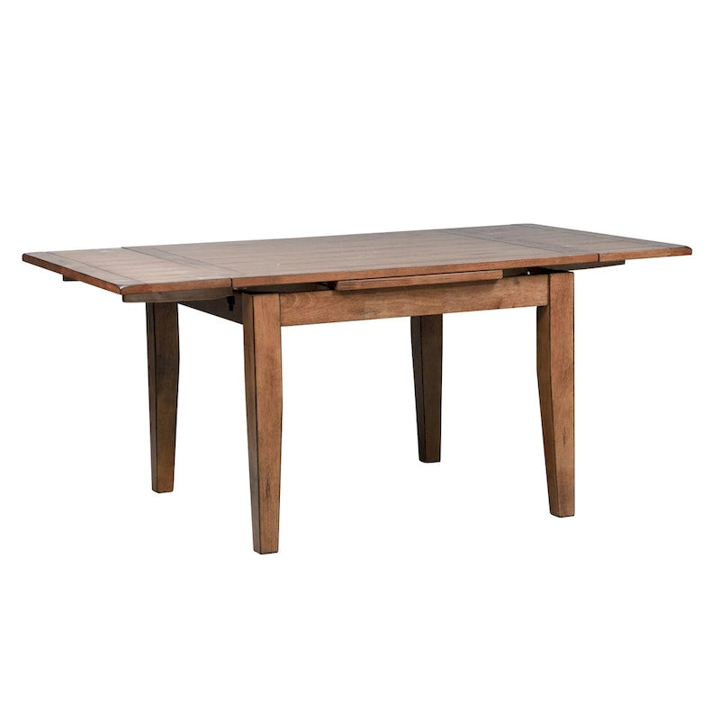 Treasures Rustic Oak 5-piece Sheaf Back Retractable Dinette Set