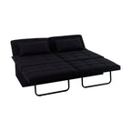 Sleeper Chair Bed, 4 In 1 Multi-Function Convertible Ottoman Bed, Breathable Linen Bed Chair, Convertible Sofa Bed
