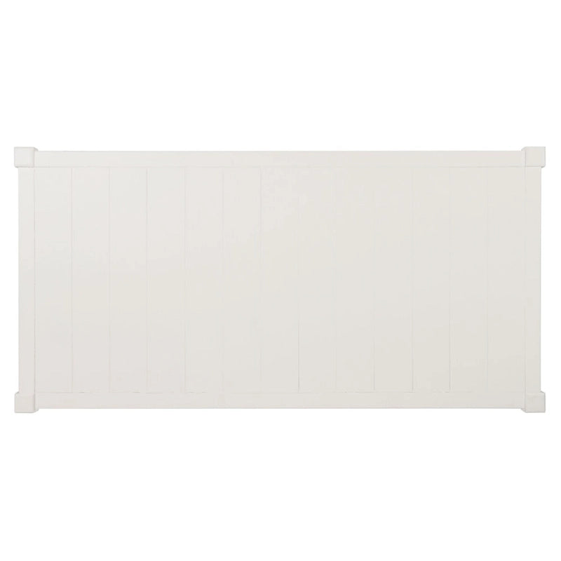 White Painted Wood Coffee Table with Slatted Shelf, 1-Piece