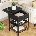 Nightstand with Charging Station