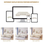 Modular U Shaped Sectional Sofa,Luxury Chenille Floor Couch Set