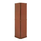 6 Shelf Corner Curio Display Cabinet with Lights