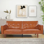 Futon Sofa Bed Couch Memory Foam Futon Convertible Couch Bed Sleeper for Living Room - 68.11*30.11*28.74