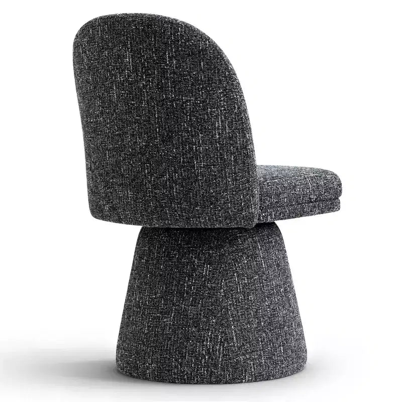 Set di 6 sedie da pranzo moderne girevoli a 360 e senza braccioli, con base a piedistallo, eleganti sedie d'accento per cucina, sala da pranzo o ufficio-Panipeachy