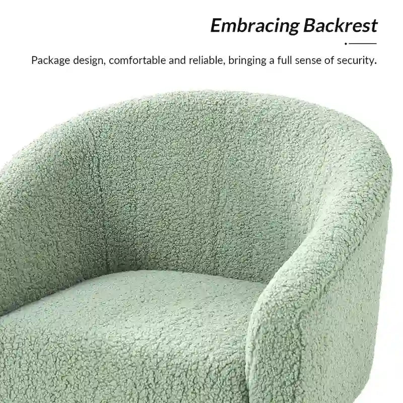 Sheila moderner Bouclé-Sessel, 30 W, mit Massivholzbeinen, 2er-Set von HULALA HOME