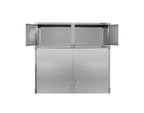 Seville Classics UltraHD extra brede opbergkastset van 2 delen, 60 x 24