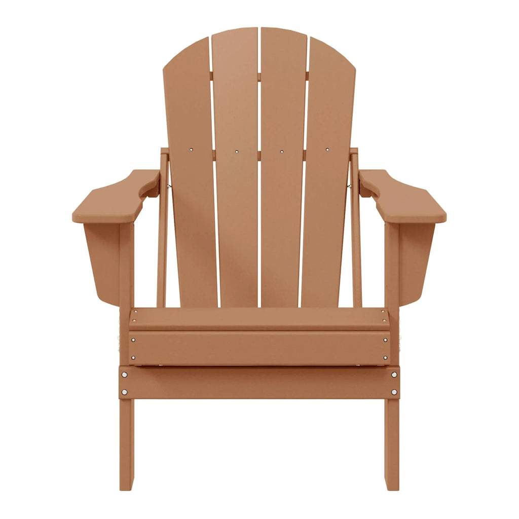 Polytrends Laguna Adirondack-Klappstuhl für die Terrasse, lichtecht und wetterbeständig