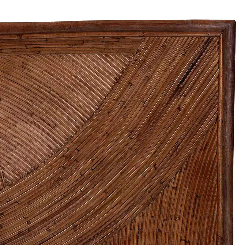 bali & pari Elettra hoofdbord van rotan voor kingsize bed: handgemaakt, geen montage nodig, bohemien design