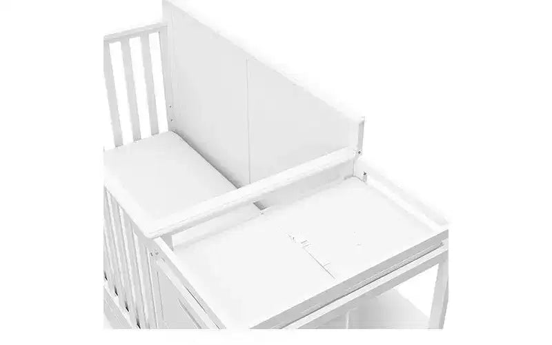 Lit de bébé convertible 5 en 1 avec table à langer et tiroir