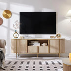 Moderne luxe tv-meubel, entertainmentmeubel met imitatiemarmeren blad