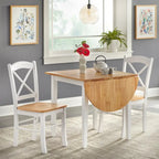 Simple Living Country Cottage eethoek, 3-delig, met neerklapbare bladen