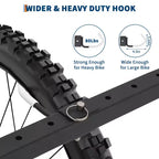 Freistehender Fahrradständer für 5 Fahrräder mit einer Tragkraft von 300 Lbs, robuster Organizer zur sicheren und stabilen Aufbewahrung von Fahrrädern in Vorgärten und Hinterhöfen