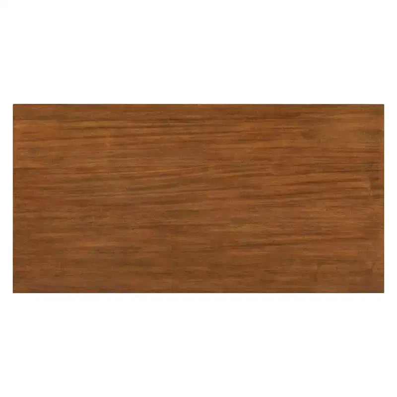 Set Homy Casa da 5 pezzi con tavolo da pranzo e sedie ad altezza bancone, ripiani contenitori, bianco e noce, stile rustico moderno