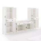 3-delige Tara-dressoir- en voorraadkastset, verweerde afwerking - Crosley