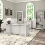 Bush Furniture Saratoga directiebureau met laden en opbergruimte