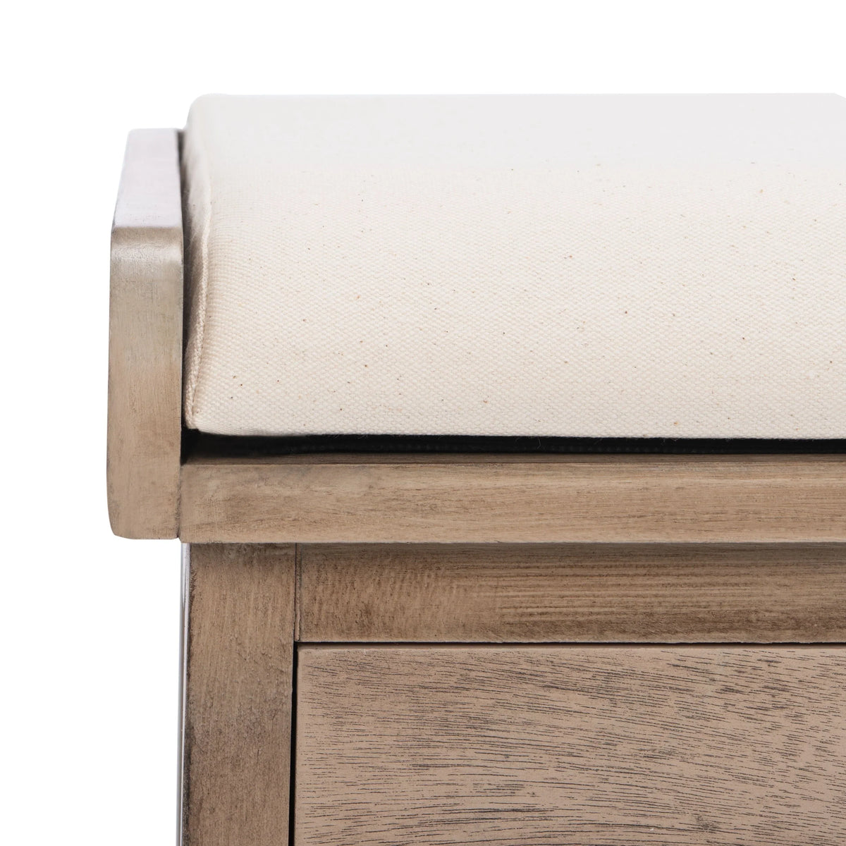 Panca contenitore SAFAVIEH Fiorello a 3 cassetti con cuscino - 47.3 W x 15 L x 19 H - 47Wx15Dx19H