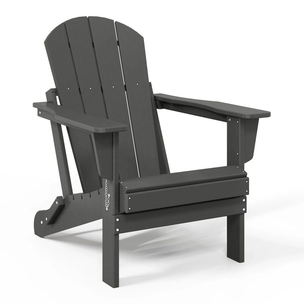 Polytrends Laguna Adirondack-Klappstuhl für die Terrasse, lichtecht und wetterbeständig