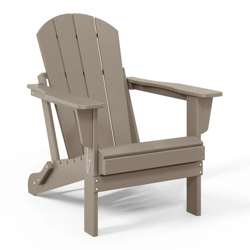 Polytrends Laguna Adirondack-Klappstuhl für die Terrasse, lichtecht und wetterbeständig