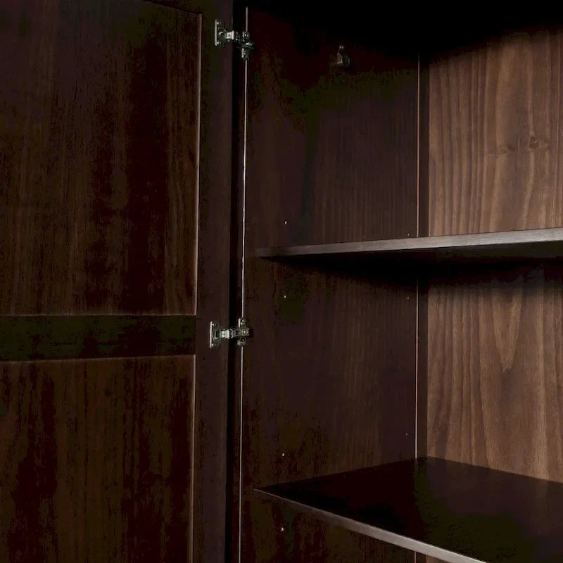 Kleiderschrank aus Massivholz mit 2 Türen - 41x72x22