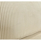 Divano letto grande Roomfitters con contenitore, divano moderno a 3 posti, divano imbottito con schienale per piccoli spazi