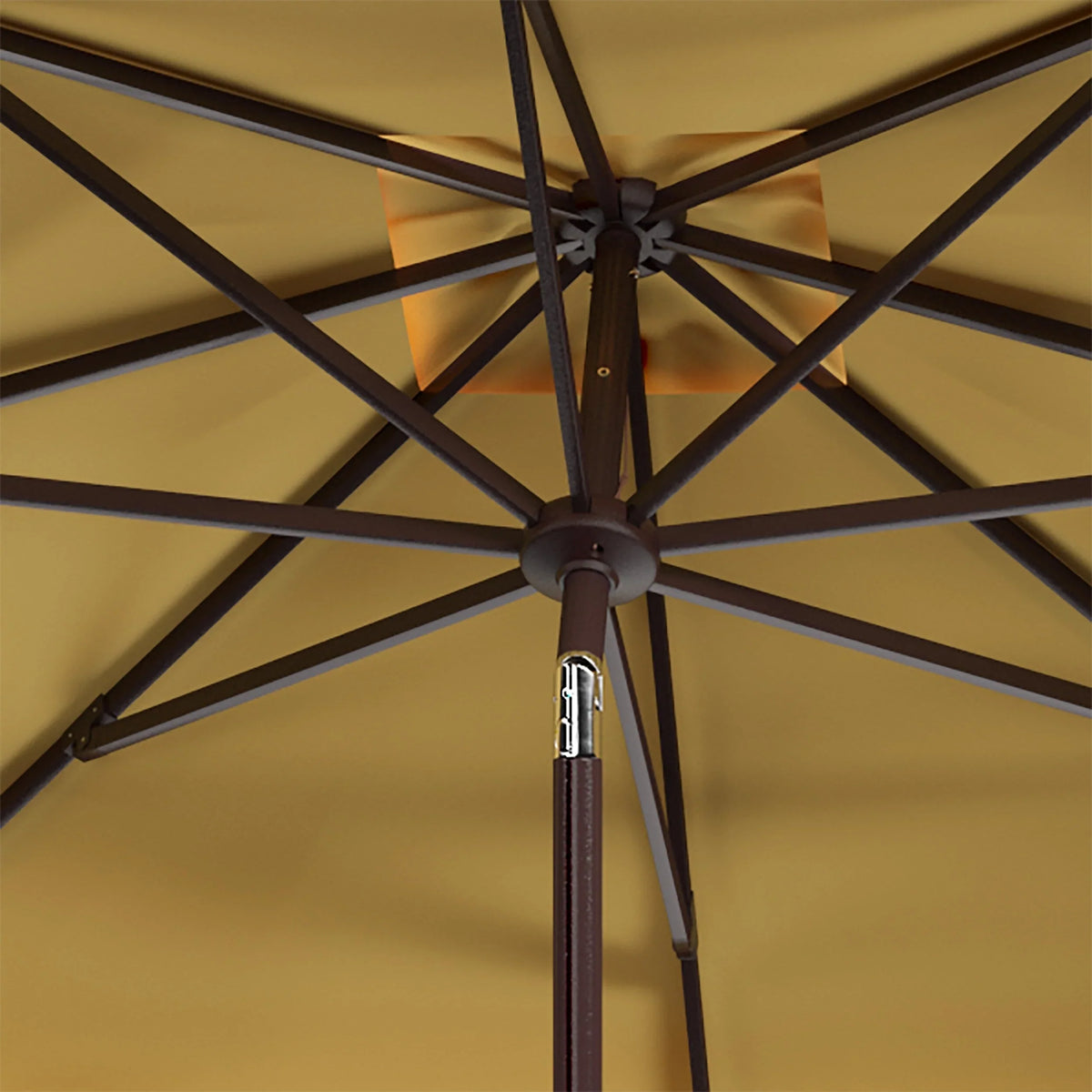 SAFAVIEH Kjerstin Outdoor-Volant für Doppelsonnenschirm mit 9 Ft