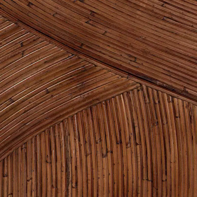 bali & pari Elettra hoofdbord van rotan voor kingsize bed: handgemaakt, geen montage nodig, bohemien design