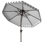 SAFAVIEH Kjerstin Outdoor-Volant für Doppelsonnenschirm mit 9 Ft