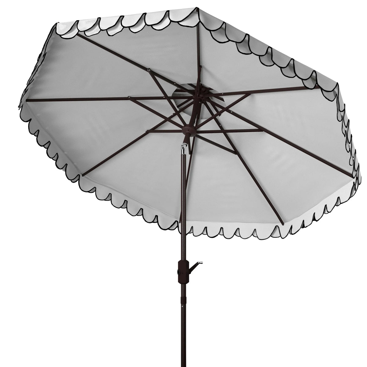 SAFAVIEH Kjerstin Outdoor-Volant für Doppelsonnenschirm mit 9 Ft