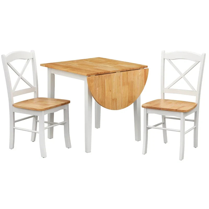 Simple Living Country Cottage eethoek, 3-delig, met neerklapbare bladen
