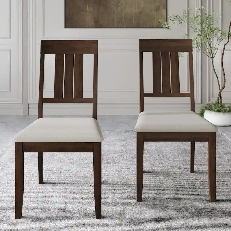 Set da pranzo classico in legno CraftPorch da 7 pezzi