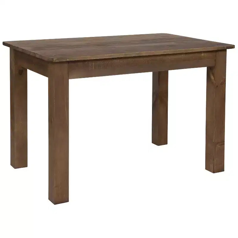 Flash Furniture rechthoekige boerderij-eettafel van massief grenenhout, 46 x 30