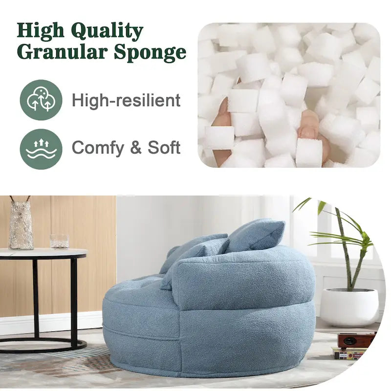 Fauteuil rond de relaxation ?C blanc/bleu/gris/jaune/orange/rouge rosé/bleu marine/vert, 1 ou 2 places