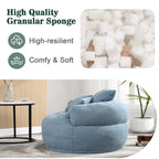 Fauteuil rond de relaxation ?C blanc/bleu/gris/jaune/orange/rouge rosé/bleu marine/vert, 1 ou 2 places