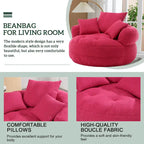 Fauteuil rond de relaxation ?C blanc/bleu/gris/jaune/orange/rouge rosé/bleu marine/vert, 1 ou 2 places